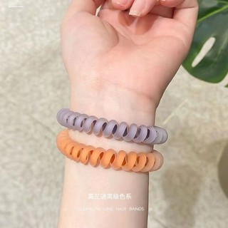 Dây cột tóc lò xo cao su dẻo nhiều màu