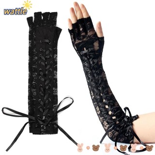 Đôi Găng Tay Ren Hở Ngón Dùng Để Hóa Trang Trong Lễ Halloween
