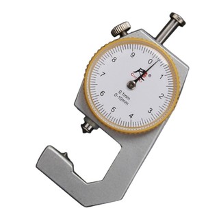 Đồng hồ đo độ dày 0-10mm độ chính xác 0,1mm độ dày mặt tròn 40ja
