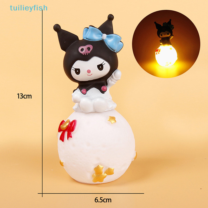 [Tuilieyfish] Sanrio Hello Kitty Kuromi Cinnamoroll Đèn ngủ phát sáng Đồ chơi trẻ em Đèn ngủ Anime Kawaii Quà tặng trẻ em dễ thương cho trẻ em Quà tặng trẻ em [IH]