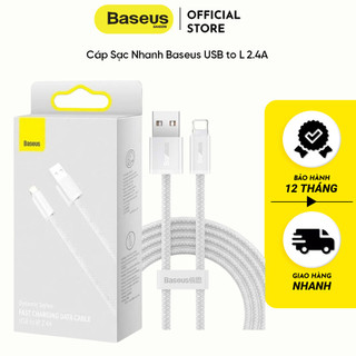 Cáp sạc nhanh baseus usb to l 2.4a