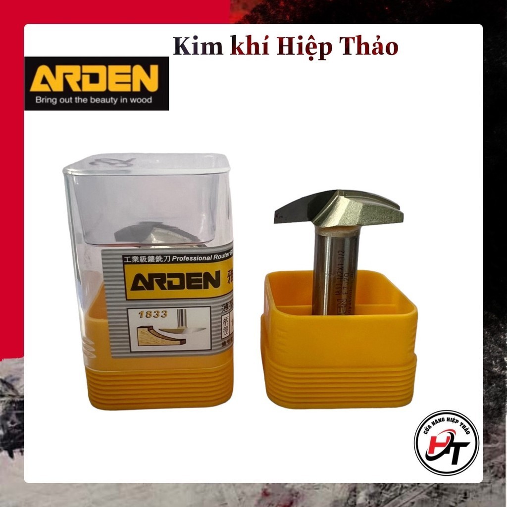 Mũi soi huỳnh ván Cầu lõm cnc gỗ Arden 1833 dao phay huỳnh cửa pano AD-1833