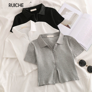 RUICHE áo baby tee áo thun nữ croptop  Comfortable Thời trang Stylish Phong cách WTX244067Q 14Z240403