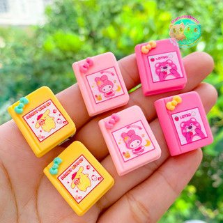 Charm Hình Cuốn Sổ Dễ Thương Trang trí Slime, kẹp tóc, làm keycap, đính Jibbitz, DIY DB Slime