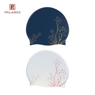 Mũ bơi silicon HILABEE Mũ bơi linh hoạt để thi đấu