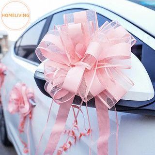 Homeliving 4 Đám Cưới Xe Ruy Băng Kéo Nơ Thắt Nơ Quà Tặng Quấn Đám Cưới Trang Trí Xe Sinh Nhật Đồ Dùng DIY Trang Trí Nhà VN