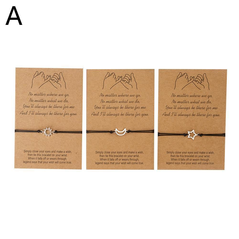 Học Người Bạn Tốt Vòng Tay 3 Món Quà Cho Bạn Gái Cặp Đôi Vòng Tay Trang Sức Tốt W7d1