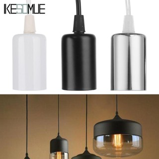 Ikesomue 0.5m / 0.8m / 1m / 1.2m / 1.5m / 2m E27 Giá đỡ đèn Vintage Retro Dây nóng Grip Mặt dây chuyền bóng đèn ổ cắm