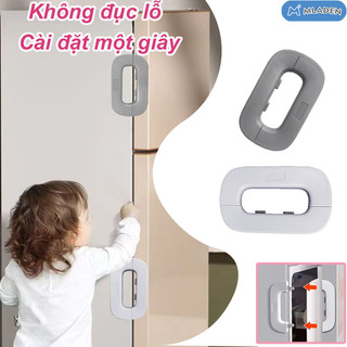 Khóa Tủ Lạnh Chống Trẻ Em Không Cần Khoan - Dán Keo 3M An Toàn, Dễ Lắp Đặt Dễ sử dụng