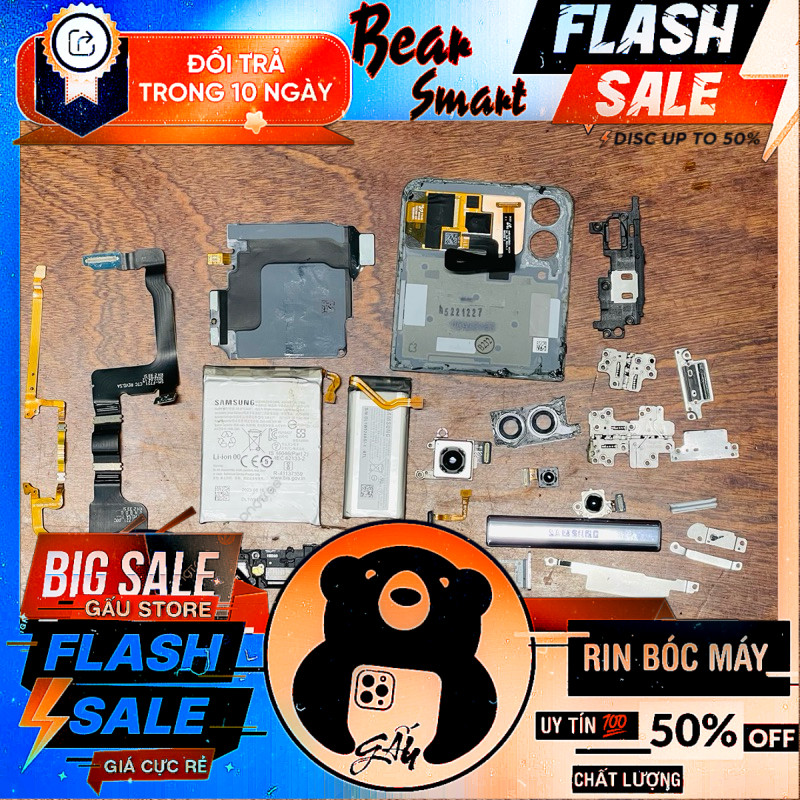 Linh Kiện Z Flip 4 F721B Zlip 4 / Camera trước sau,màn hình phụ,NFC,Loa ngoài,main sạc,pin,khay sim,