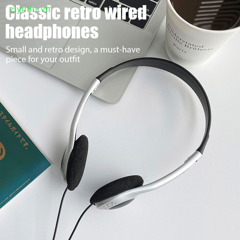 Ziyulin Thời Trang Vintage Retro Cổ Điển Tai Nghe 80 Cho Sony Panasonic CD MD Walkman MP3 Shoog Pose Mẫu Tai Nghe Cho Xiaomi Samsung VN