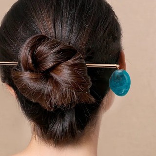 (Quà Tặng Miễn Phí) Trâm Cài Tóc Hình Giọt Nước Phong Cách Retro
