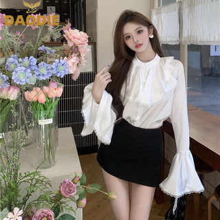 DAODIE Áo Sơ Mi áo sơ mi nữ áo kiểu hàn quốc may đo chic Định hình xu hướng phong cách WCS242016P 5Z240202