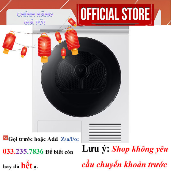|New| Máy sấy thông minh Bespoke AI™ với Sấy cảm biến AI Dry, 9kg DV90BB9440GHSV