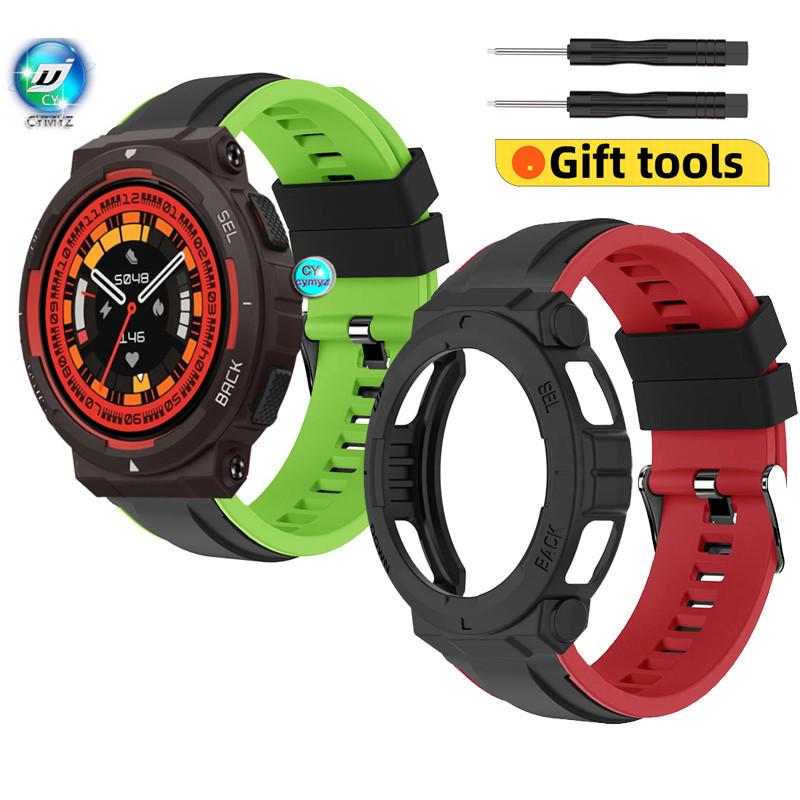 Amazfit Active Edge Dây đeo bằng silicon Dây đeo đồng hồ Dây đeo tay thể thao huami Amazfit Active E
