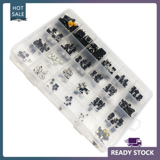 Rga 250 Chiếc 25 Loại Micro Momentary Tactile Push Button Tact Switch Set