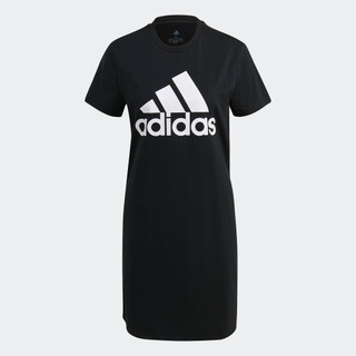 adidas Phong cách sống Váy Logo Essentials Nữ Đen GM5588