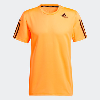 adidas Tập luyện Áo Thun Slim 3 Sọc Primeblue AEROREADY Nam trái cam GQ2165