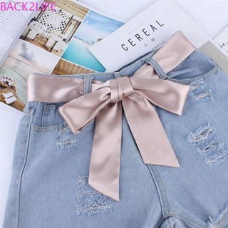 Back2life thắt lưng lụa phù hợp với váy đơn giản trang trí thắt lưng phụ kiện khăn lụa nữ