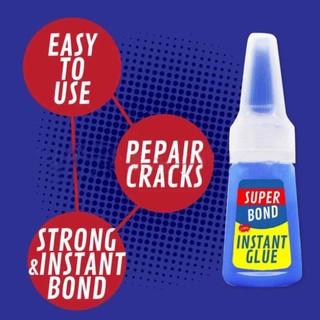 2pcs 20g Multi-purpose Strong Adhesive Super Bond Instant Glue for Plastic Ceramic
