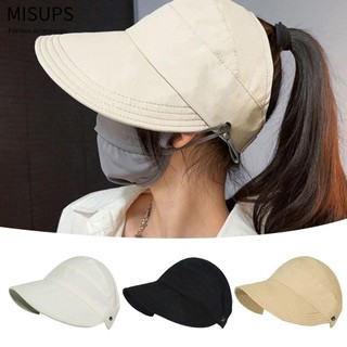 Misups bóng chày, mũ che nắng chống nắng mũ chống nắng, mũ đạt đỉnh mũ có thể điều chỉnh thoáng khí mũ che nắng mũ lưỡi vịt ngoài trời