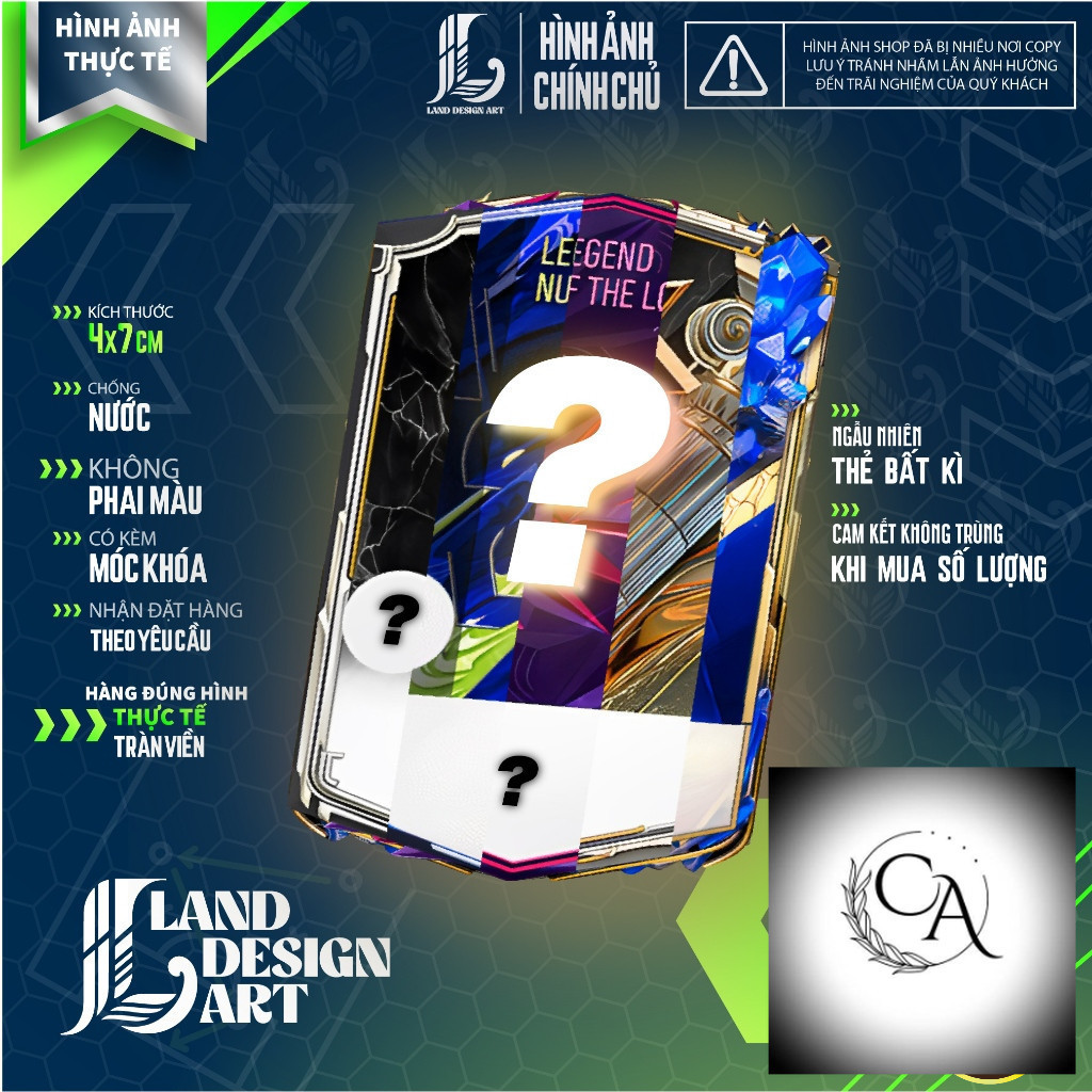 Móc khóa thẻ cầu thủ ngẫu nhiên - FC Online (FO4)