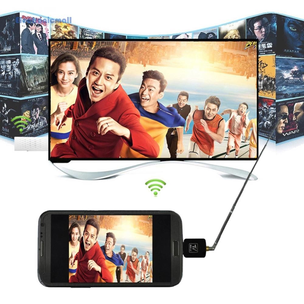 [Electronicmall01.vn] Bộ thu sóng TV di động kỹ thuật số Mini Micro USB DVB-T cho điện thoại Android Vương quốc Anh