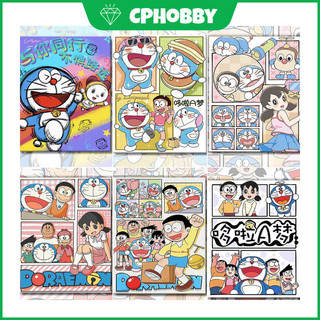 Cp Doremon Anime Hoạt Hình 5d Tranh Gắn Đá Full Kim Cương Hướng Dẫn Sử Dụng Phòng Khách Dán Kim Cương Chữ Thập Phòng Ăn Thêu Kim Cương Trang Trí Nhà Cửa30x40cm / 40x50cm / 50x60cm