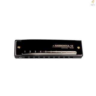 Harmonica Diatonic Blues Harmonica Key of C, 10 lỗ 20 tông màu Blues Harp Mouth Organ Harmonica Vỏ thép không gỉ dành cho trẻ em Người lớn và người mới bắt đầu