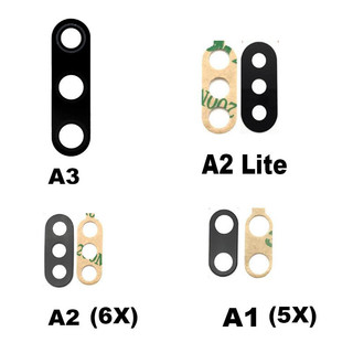 1 CÁI Cho Xiaomi MI A1 A2 Lite A3 5X 6X Redmi 6 Pro S2 Mặt Sau Camera Kính Ống Kính Có Keo Dán Dính