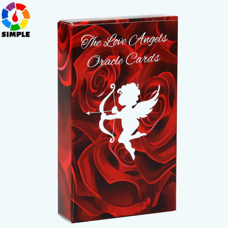 The Love Angels Oracle Cards - Romance Deck for Psychic Love & Romantic Relationship Readings 54 Pcs