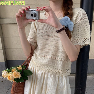 MAIFUWEI áolen áo cardigan khoác tingoan  Phong cách Cute Stylish Comfortable WTX2430BQ6 11Z240314