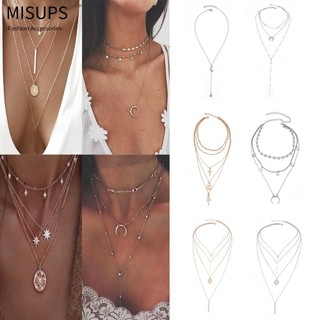 MISUPS chuyền nhiều tầng phong cách boho thời trang cho nữ