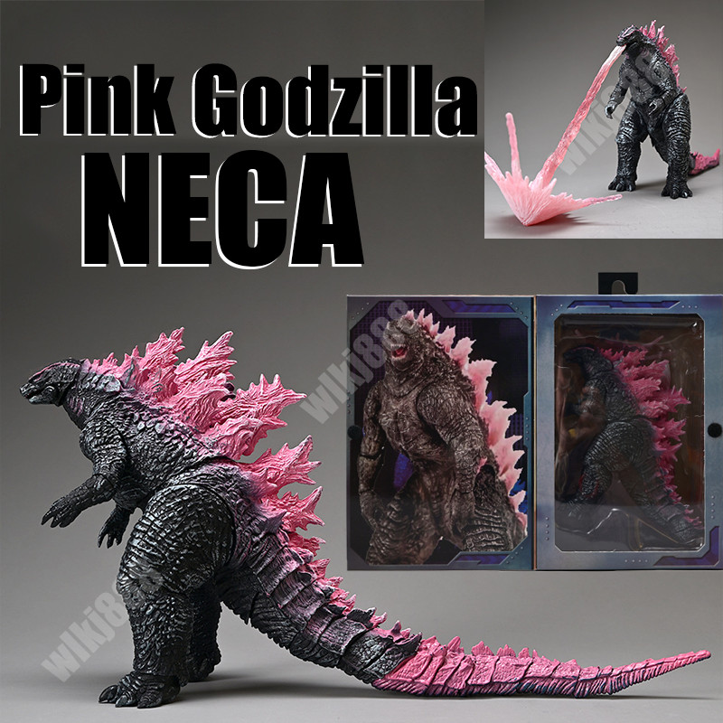 Neca Godzilla Nhân Vật Hành Động HỒNG ĐỎ ĐEN XANH 2024 Mới Godzilla Trang Trí Mô Hình Búp Bê