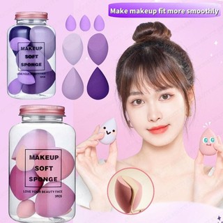 7 Cái / gói Trang Điểm Xốp Máy Xay Sinh Tố Làm Đẹp Trứng Mỹ Phẩm Puff Foundation Bọt Biển Bột Puffs Cho S7J0