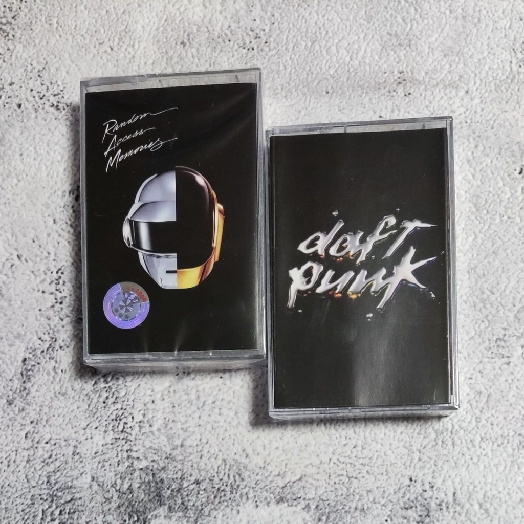 Bộ băng Cassette Daft Punk DISCOVERY 2 chính hãng Băng Cassette + Sách trữ tình [Đã niêm phong] Thương hiệu mới