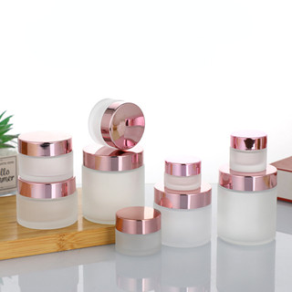 Kem dưỡng mắt hồng Chai lọ thủy tinh Rose Gold Split Chai 5g 10g 15g 30g 50g 100g