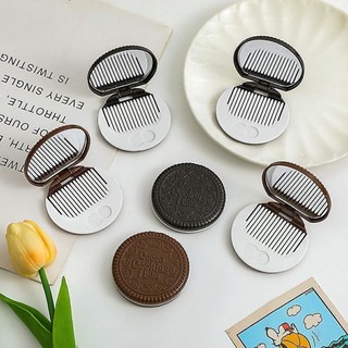 Bộ gương kèm lược bánh quy độc đáo - Bộ gương hình bánh quy kèm lược - Giuseppe123