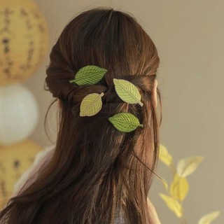 Kẹp lá Kẹp tóc đơn giản dễ thương Phụ kiện tóc thêu