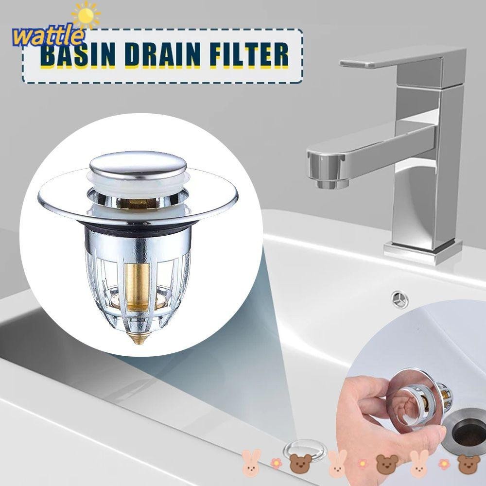 Nắp chặn ống thoát nước bồn rửa nhà bếp/ phòng tắm chống vỡ dễ lắp đặt