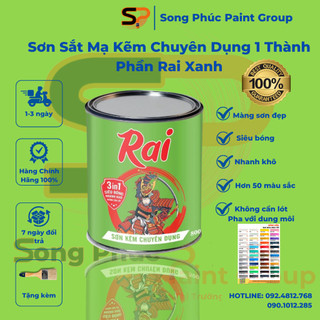  Sơn Kẽm Rai Chuyên Dụng Siêu Chất Lượng 3 in 1 ( Siêu Bóng, Nhanh Khô, Không Cần Lót )