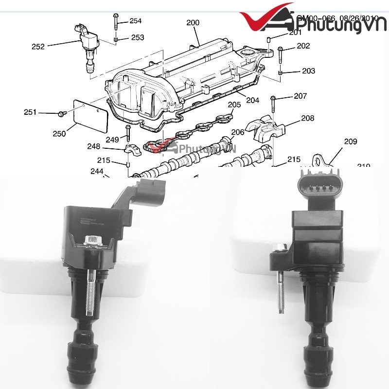 Mobin Chevrolet Orlando,Mô bin đánh lửa Chevrolet Orlando 9091902269 -Hàng chính hãng -JCAP -Nhật bả
