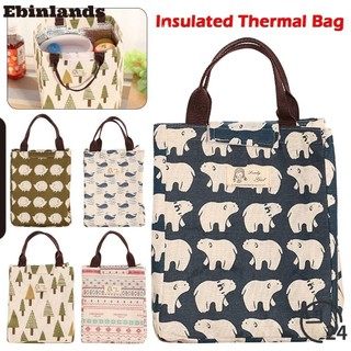 Túi Giữ Nhiệt Đựng Hộp Cơm Họa Tiết Hoạt Hình Dễ Thương
