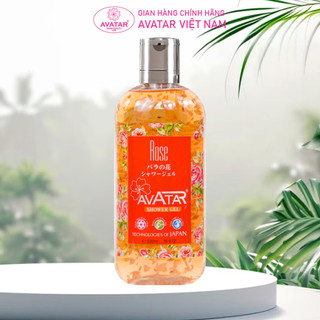 Sữa tắm nước hoa Nhật cánh hoa hồng - da mịn màng, mềm mại và trắng hồng Rose Avatar 500ml