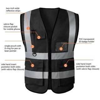 Phản Quang An Toàn Vest Tầm Nhìn Cao XXXL Xe Máy Áo Vest An Toàn Huỳnh Quang Tín Hiệu Cảnh Sát Dành Cho Nam Nữ
