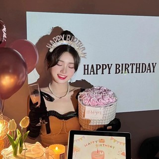 (Bán buôn-chuyên sỉ) Bờm,Cài Tóc Happy Birthday