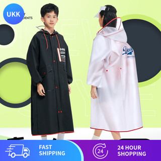 Áo mưa trẻ em cho bé trai và bé gái ở trường trung học với ngăn đựng ba lô, áo mưa dài toàn thân một mảnh cho mưa lớn