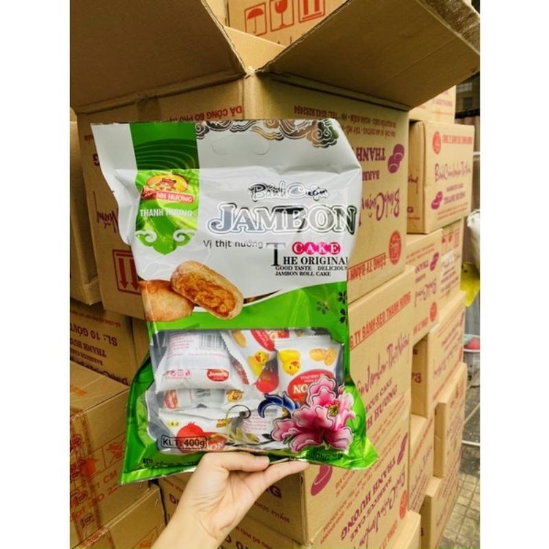 BÁNH CUỘN JAMBON VỊ THỊT NƯỚNG THANH HƯƠNC