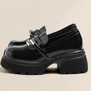 Giày Oxford nữ da cao cấp độn đế (Form to)