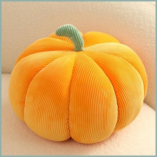 Gối nhồi bông mềm mại hình quả bí ngô 3d trang trí halloween